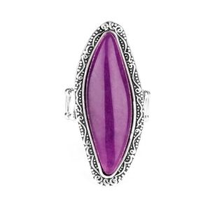 Mineral Mine Purple Statement Ring